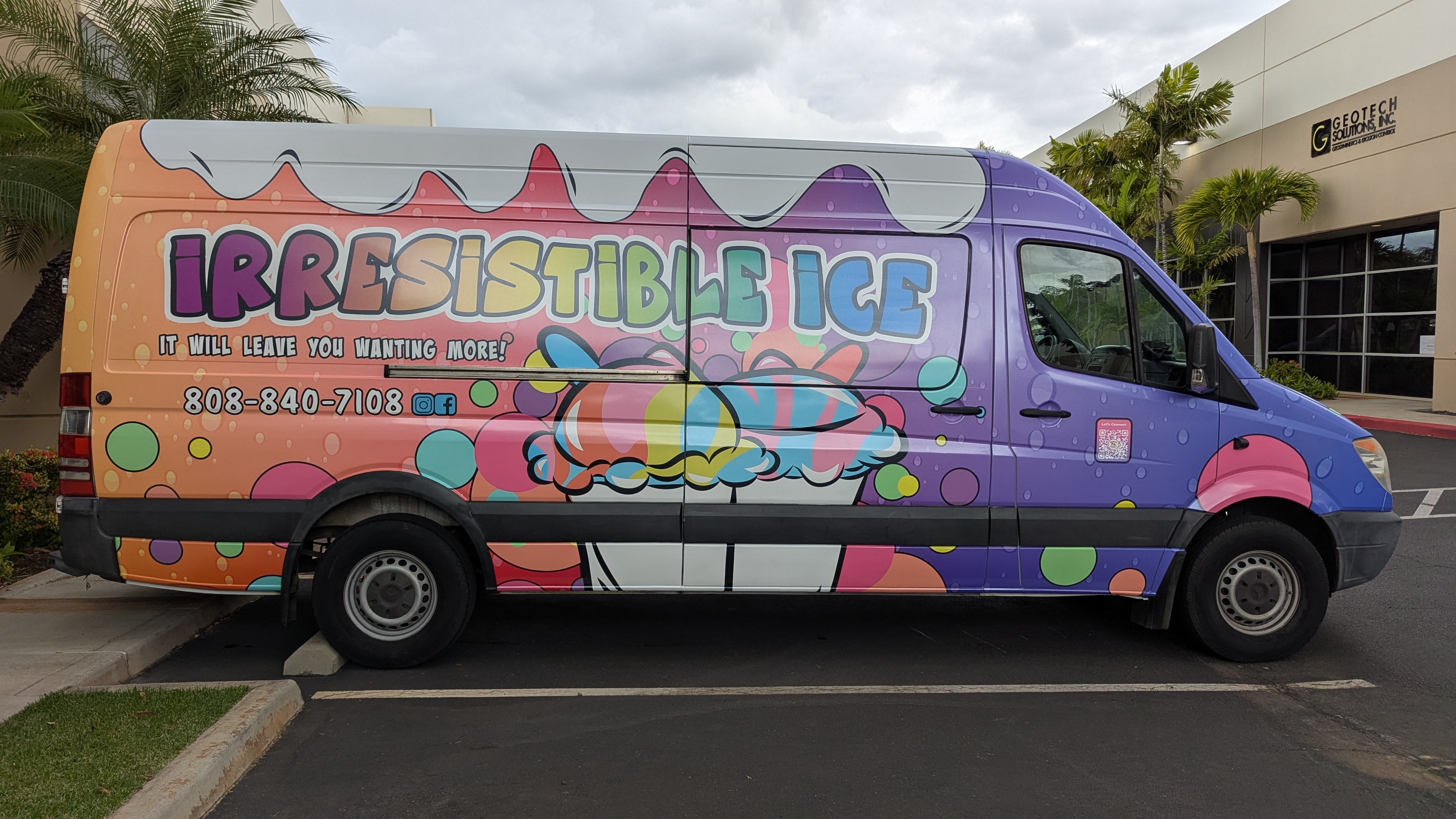 Irresistible Ice van full wrap