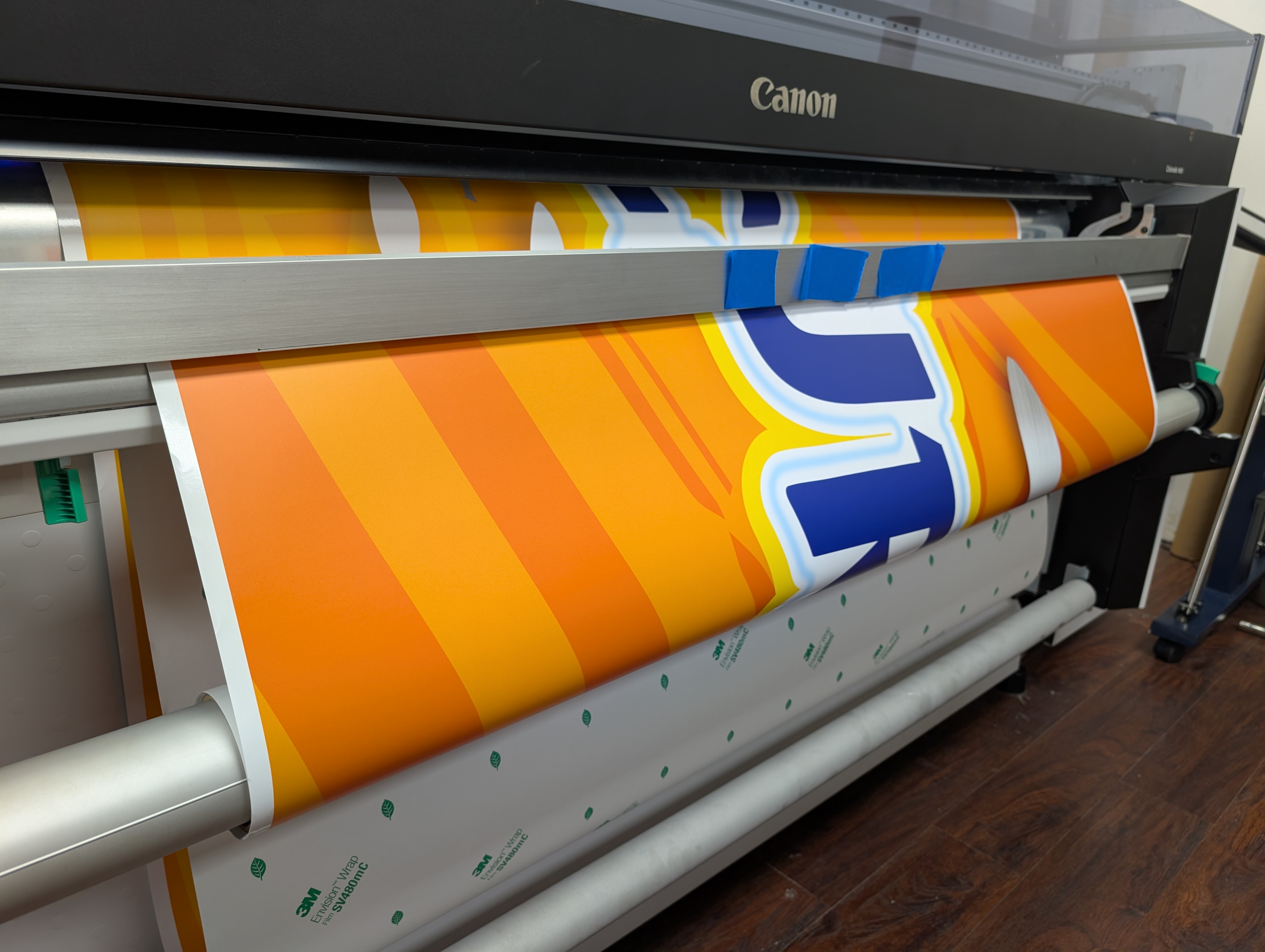Wrap printing on 3M Envision film