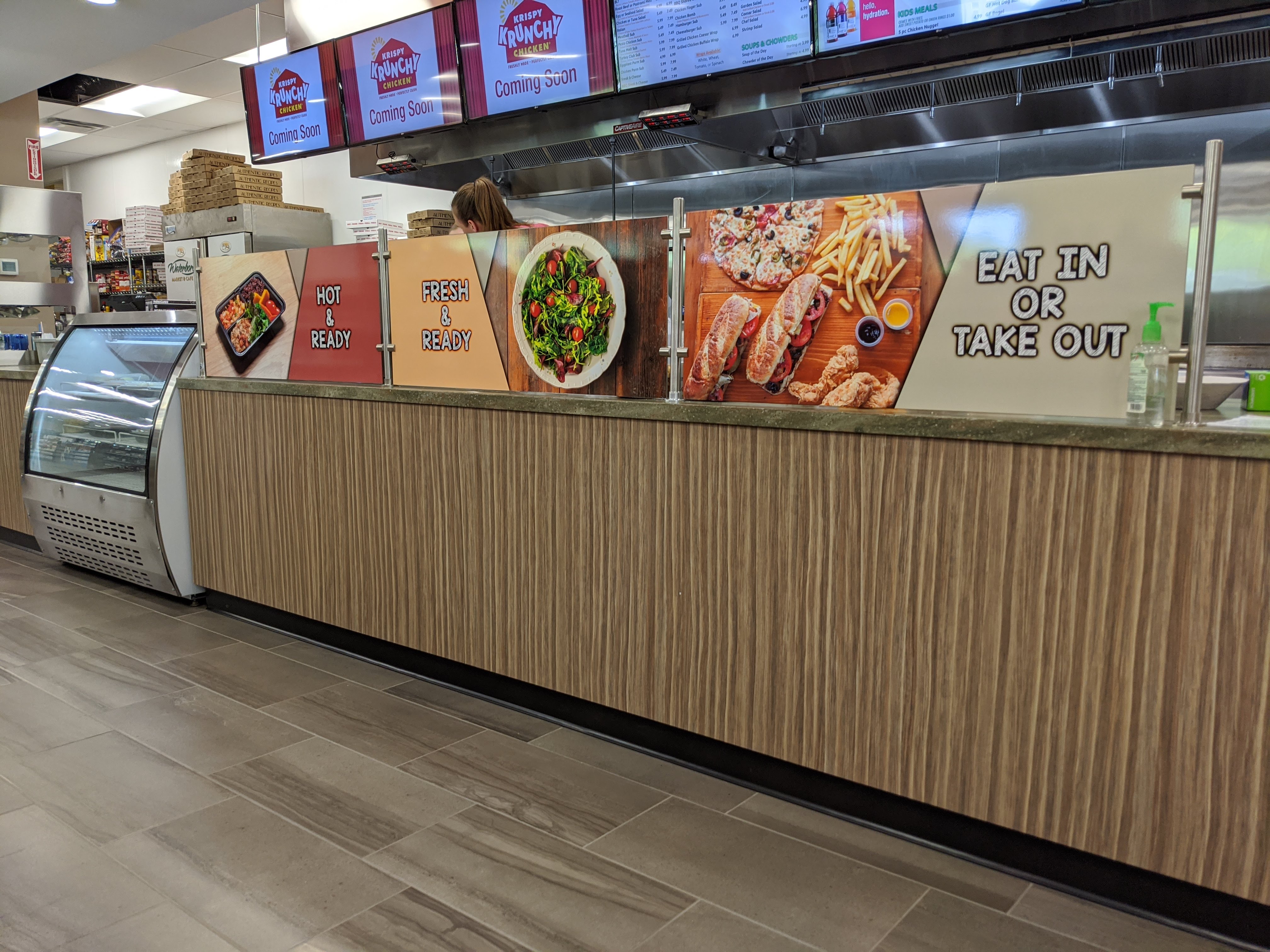 Food counter panels